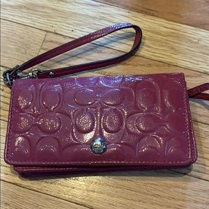 Coach wristlet